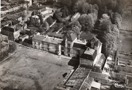 COULONGES SUR L'AUTIZE VUE AERIENNE DU CHATEAU 1956 CPSM GM TBE - Coulonges-sur-l'Autize