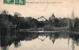 ENVIRONS DE MELLE ETANG DE MELZEAR 1909 TBE - Melle