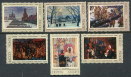 SOVIET UNION 1975 Soviet Paintings MNH / **.  Michel 4384-89 - Neufs