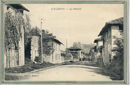 CPA - (38) L'ALBENC - Aspect Du Quartier Et Rue Le Sablon Au Début Du Siècle - L'Albenc