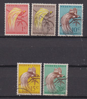 NEDERLAND NW GUINEA, 1954, Used Stamp(s) , Birds, NVPH Nr(s). 25-29, Scannr. 10544 - Niederländisch-Neuguinea