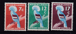 NEDERLAND NW GUINEA, 1959, Used Stamp(s) , Crown Dove, NVPH Nr(s). 54-56, Scannr. 10547 - Nederlands Nieuw-Guinea