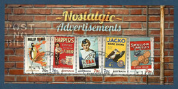 Australien 2014 Mi.Nr. 4161 / 4165 , Nostalgic Advertisements - Sheet - Gestempelt / Fine Used / (o) - Used Stamps