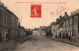 Les Bordeaux-St-Clair (Eure) La Route De Saint-Clair-sur-Epte Aux Bordeaux - Photo A. Lavergne - Other & Unclassified