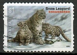 Australien 2016 , Snow Leopard - Self-adhesive - Gestempelt / Fine Used / (o) - Used Stamps