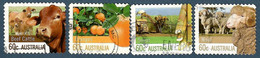 Australien 2012 Mi.Nr. 3761 / 64 BA , Wool -Sugar - Beef Cattle - Oranges - Self-adhesive - Gestempelt / Fine Used / (o) - Used Stamps