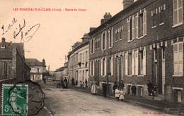 Les Bordeaux-St-Saint-Clair (Eure) La Route De Gisors - Photo A. Lavergne - Carte De 1912 - Other & Unclassified