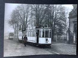 Photo Numérotée De J. BAZIN:Réseau Urbain :  Tramway De STRASBOURG : PONT D’ ANVERS  En 1953 - Trains