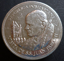 Repubblica Dominicana - 25 Pesos 1979 - Visita Di Papa Giovanni Paolo II - KM# 54 - Dominicana