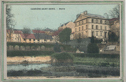 CPA - CARRIERE-sur-SEINE (78) CARRIERE-SAINT-DENIS - Aspect De La Mairie En 1900 - Carte Colorisée - Carrières-sur-Seine