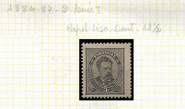 PORTUGAL STAMP - 1884-87 D.LUIS I P.LISO Perf:11½  Md#60 MH (LPT1#198) - Nuevos