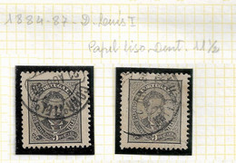 PORTUGAL STAMP - 1884-87 D.LUIS I P.LISO Perf:11½  Md#60 DIF. TONES USED (LPT1#199) - Nuevos