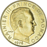 Monnaie, Monaco, Rainier III, 20 Centimes, 1976, SUP, Bronze-Aluminium - 1960-2001 Nouveaux Francs