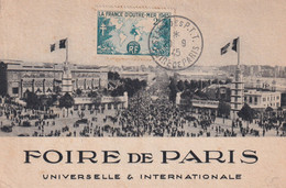 France - Carte - Foire De Paris 1945 - TB - Covers & Documents