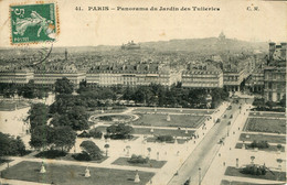 CPA - PARIS - PANORAMA DU JARDIN DES TUILERIES - Parques, Jardines