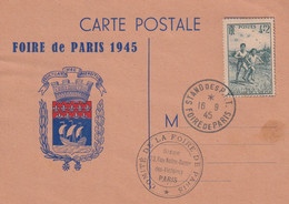 France - Carte - Foire De Paris 1945 - TB - Briefe U. Dokumente