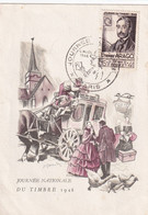France - Carte - Journée Du Timbre 1948 - TB - Brieven En Documenten