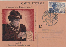 France - Carte - Journée Du Timbre 1945 - TB - Brieven En Documenten