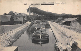 59-MASNIERES- NOYELLE- VUE SUR LE CANAL   ( VOIR PENICHE ) - Other & Unclassified