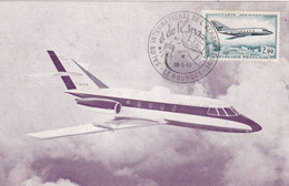 France Poste Aérienne N°42 - Carte Maximum - 1960-.... Lettres & Documents