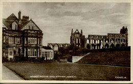 YORKS - WHITBY -  ABBEY HOUSE AND ABBEY RP  Y3892 - Whitby