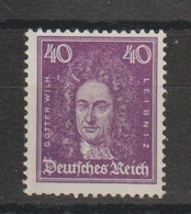 Allemagne 1926 Série Personnalités 387, 1 Val ** MNH - Unused Stamps