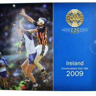 Irlande, 1 Cent To 2 Euro, Euro Set - 125 Years Of The GAA, 2009, BU, FDC - Irlande