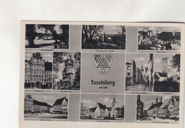 B6888) LANDSBERG Am LECH - Tolle S/W Mehrbild AK Mit Wapppen Und Gebäuden - Landsberg