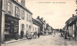 80-AILLY-SUR-NOYE- RUE DE LA REPUBLIQUE - Ailly Sur Noye