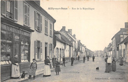 80-AILLY-SUR-NOYE- RUE DE LA REPUBLIQUE - Ailly Sur Noye