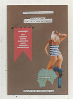 Cp, Bourses & Salons De Collections, PIN UP, 3 émesalon Toutes Collections , 15 ,AURILLAC , 1986, Tirage 50 Exemplaires - Borse E Saloni Del Collezionismo