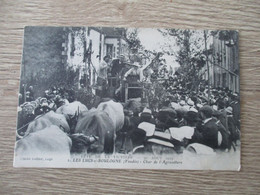 85 LES LUCS SUR BOULOGNE FETE DE LA VICTOIRE AOUT 1919 CHAR DE L'AGRICULTURE - Les Lucs Sur Boulogne