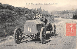 CURCUIT D'AUVERGNE- COUPE GORDON BENNET 1905- LANCIAT- F.I.A.T. ITALIE - Sonstige & Ohne Zuordnung