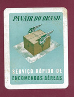 060922 - AVIATION ETIQUETTE A BAGAGE PANAIR DO BRASIL SERVICO RAPIDO DE ENCOMENDAS AEREAS - Poste Aérienne - Baggage Labels & Tags