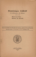 DOMINIQUE GARAT, LE DEFENSEUR DU BILTZAR - Marat-sur-Nive, Retour Au Bercail Par I. FAGOAGA - Pays Basque