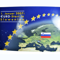 Slovénie, 1 Cent To 2 Euro, Euro Start In Slovenia, 2007, Euro Set, FDC - Eslovenia