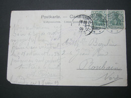 MALMEDY  , Klarer Stempel Auf Karte  1909 - OC55/105 Eupen & Malmédy