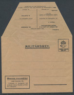 M 1a, Open Corners . Envelop With Replay Stamp. Small National Coat Of Arms. . MNH (**) See Description And Scans - Military