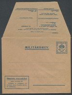 M 2a. Envelop With Replay Stamp. Small National Coat Of Arms. . MNH (**) See Description And Scans - Militares