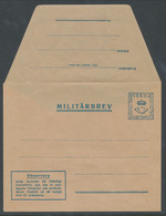 M 3c Type I. Envelop With Replay Stamp. Small National Coat Of Arms. . MNH (**) See Description And Scans - Militaires
