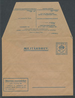 M 2a. Envelop With Replay Stamp. Small National Coat Of Arms. . MNH (**) See Description And Scans - Militärmarken