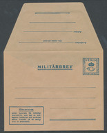 M 3b Type II. Envelop With Replay Stamp. Small National Coat Of Arms. . MNH (**) See Description And Scans - Militares