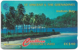 St. Vincent - C&W (GPT) - Indian Bay, 52CSVC, 1996, 5.900ex, Used - St. Vincent & Die Grenadinen