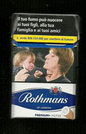 Tabacco Pacchetto Di Sigarette Italia - Rothmans Blu 2017 N.4 Da 20 Pezzi - Vuoto - Etuis à Cigarettes Vides