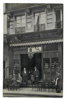 Bruxelles  CARTE PHOTO  Café L'orange Bourse   Rue Jules Van Praet    (Bock De Koekelberg) - Bruxelles-ville