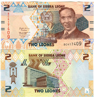 Sierra Leone 2 New Leones 2022 UNC - Sierra Leone