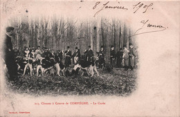 CPA Chasses à Courre De Compiègne - La Curée - Precurseur -  1905 - Chasse