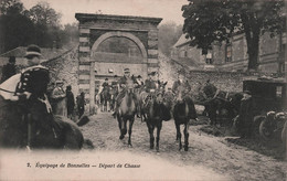 CPA Chasses à Courre - Equipage De Bonnelles - Depart De Chasse - - Chasse