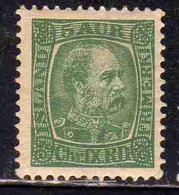 ISLANDA ICELAND ISLANDE 1902 1904 KING CHRISTIAN IX 5a MH - Unused Stamps