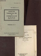 Extrait Des Tables De Tir De L'obusier De 105 Mm M2 Et M2 A1 Obus H.E. M 1 - Charges 5 Et 7 - Document C-10 - FT 105-H-3 - Français